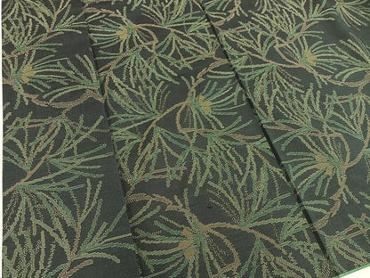 平和屋着物■本場大島紬　草葉文　正絹　逸品　BAAX8546mz
