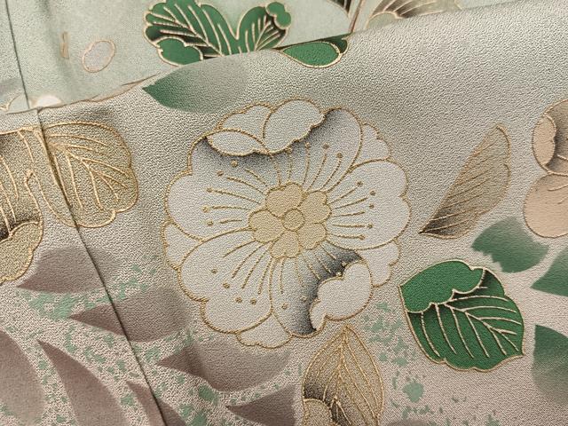 平和屋着物■訪問着　辻が花　暈し染め　金彩　正絹　逸品　BAAX8552mz