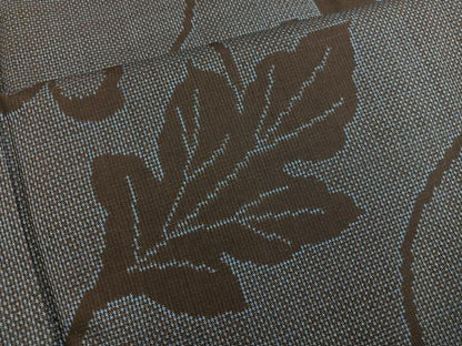 平和屋着物■本場大島紬　7マルキ　唐草文　正絹　逸品　未使用　BAAX8556mz