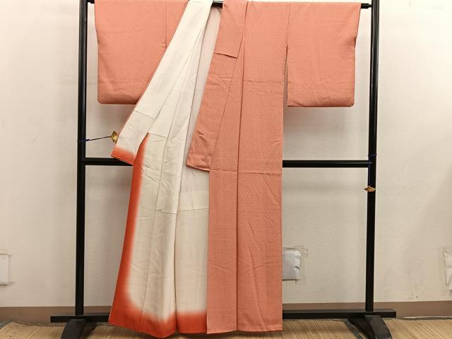 平和屋着物■江戸小紋　鮫小紋柄　正絹　逸品　BAAX8559mz