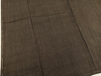 平和屋着物■男性　紬　縞　正絹　逸品　BAAX8569mz