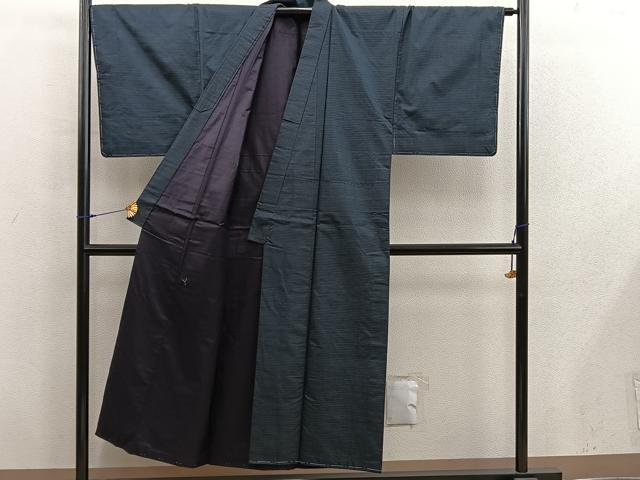 平和屋着物■男性　本場大島紬　80亀甲　総詰め　証紙付き　正絹　逸品　未使用　BAAX8571mz