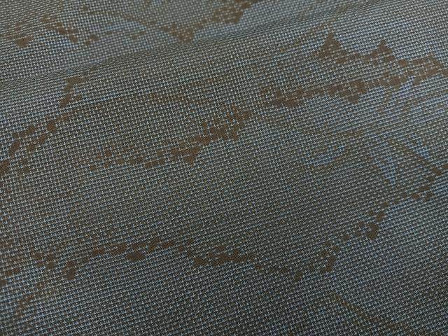 平和屋着物■本場大島紬雲重ね文　正絹　逸品　BAAX8577mz