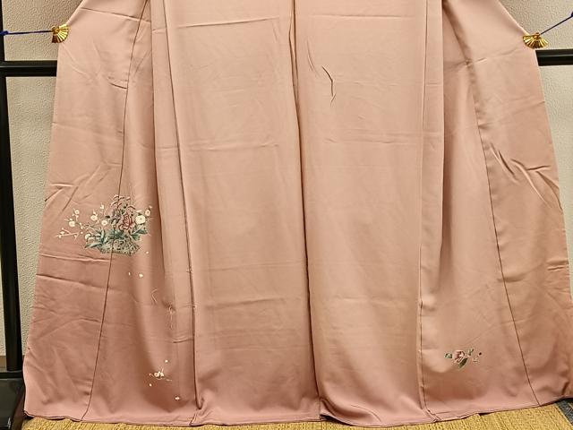 平和屋着物■色留訪問着　花籠文　暈し染め　仮絵羽　逸品　未使用　BAAX8580mz