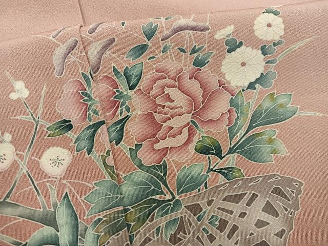 平和屋着物■色留訪問着　花籠文　暈し染め　仮絵羽　逸品　未使用　BAAX8580mz