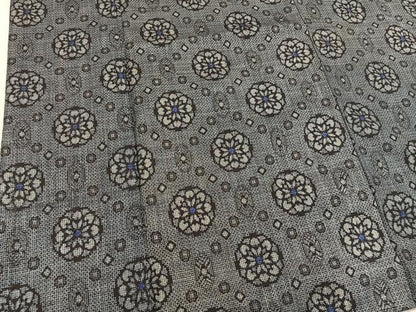 平和屋着物■本場大島紬　割込み絣　正絹　逸品　BAAX8583mz