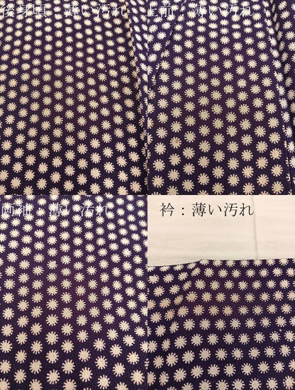 平和屋着物■上質な小紋　草花文　正絹　逸品　BAAX8597mz