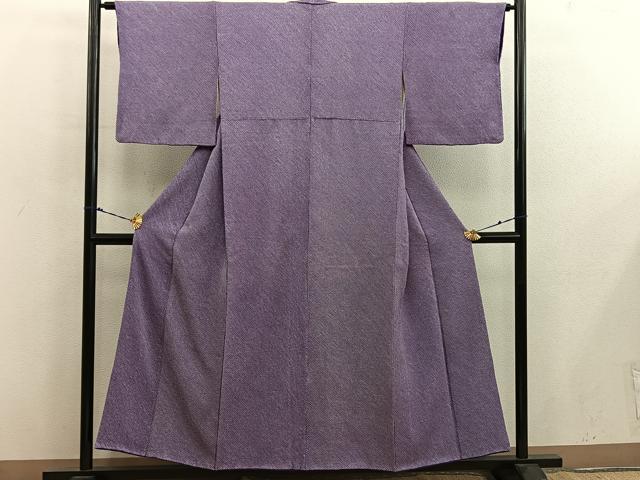平和屋着物■大変加工の良い総絞り小紋　　正絹　逸品　BAAX8600mz