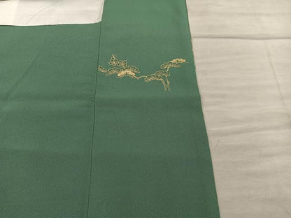 平和屋着物■色留訪問着　螺鈿　風景花文　暈し染め　金彩　正絹　逸品　BAAX8611mz