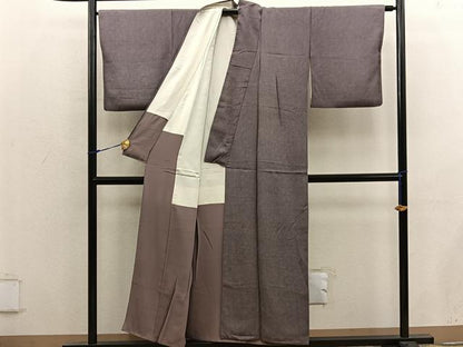 平和屋着物■江戸小紋　鮫小紋柄　正絹　逸品　BAAX8623mz