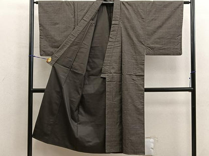 平和屋着物■男性　本場大島紬　アンサンブル　100亀甲　総詰め　正絹　逸品　BAAX8634mz
