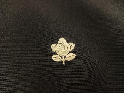 平和屋着物■豪華黒留袖　刺繍　花車文　金彩　正絹　逸品　BAAX8638mz
