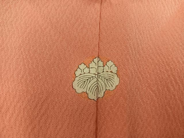 平和屋着物■豪華色留袖　流水地紋　黄丹色　正絹　逸品　BAAX8639mz