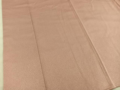 平和屋着物■上質な色無地　赤香色　正絹　逸品　BAAX8640mz