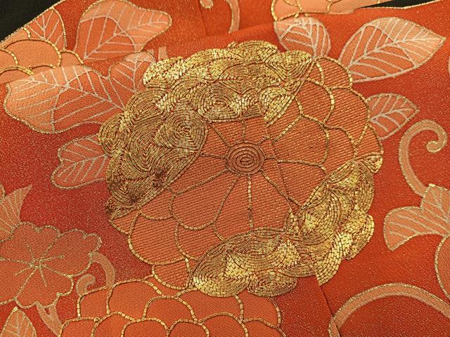 平和屋着物■豪華黒留袖　駒刺繍　菊花文　金彩　正絹　逸品　BAAX8649mz