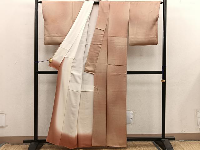 平和屋着物■上質な小紋　作家物　霞文　暈し染め　正絹　逸品　BAAX8652mz