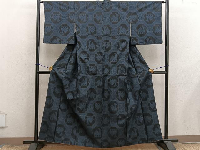 平和屋着物■本場大島紬　9マルキ　有栖川　正絹　逸品　BAAX8655mz