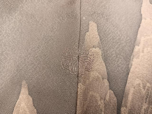 平和屋着物■訪問着　ろうけつ染め　樹林文　正絹　逸品　BAAX8683mz