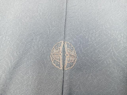 平和屋着物■訪問着　刺繍　短冊舞蝶花文　金彩　正絹　逸品　BAAX8685mz