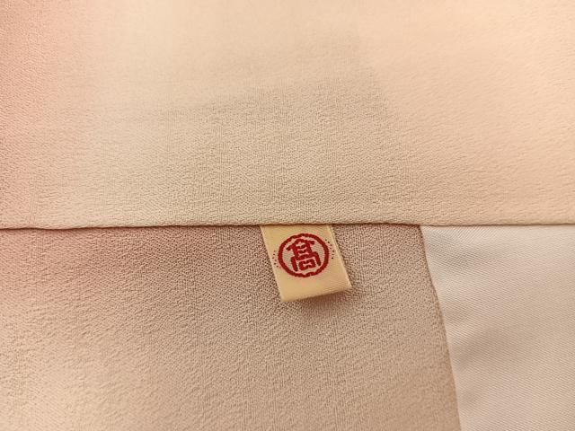 平和屋着物●訪問着　駒刺繍　御所車花文　金彩　高島屋扱い　正絹　逸品　BAAX8687mz