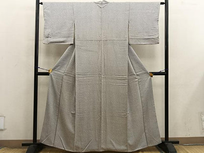 平和屋着物■上質な小紋　小花尽くし　正絹　逸品　BAAX8693mz