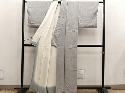 平和屋着物■上質な小紋　小花尽くし　正絹　逸品　BAAX8693mz