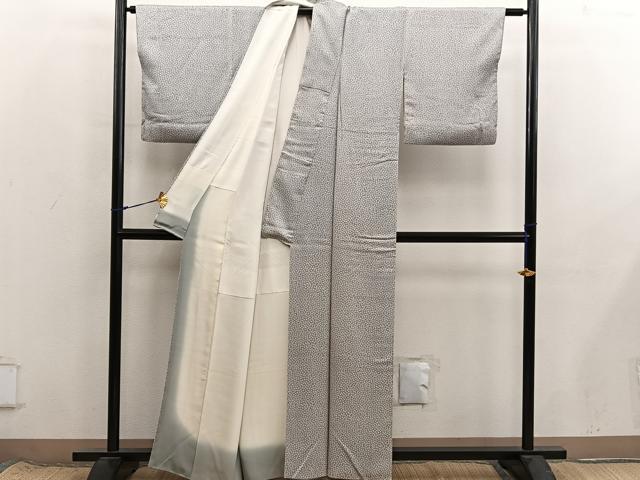 平和屋着物■上質な小紋　小花尽くし　正絹　逸品　BAAX8693mz