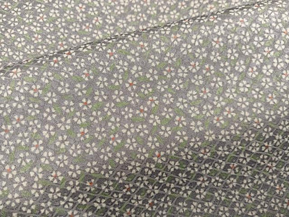 平和屋着物■上質な小紋　小花尽くし　正絹　逸品　BAAX8693mz