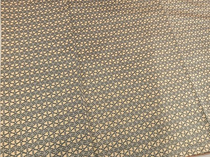 平和屋着物■上質な小紋　幾何学文様　正絹　逸品　BAAX8694mz