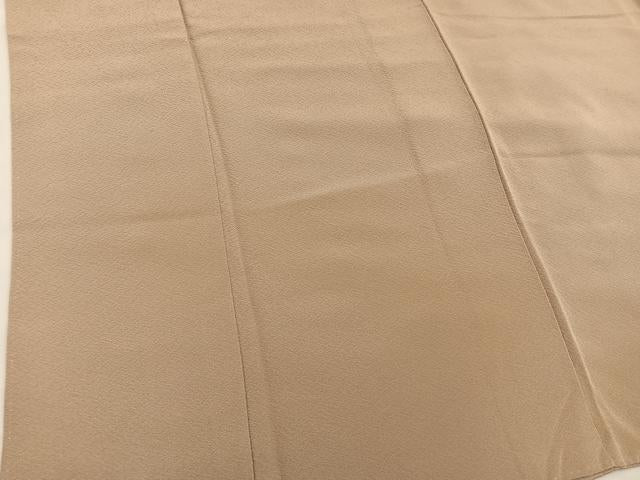 平和屋着物■上質な色無地　作家物　桑染色　正絹　逸品　BAAX8703mz