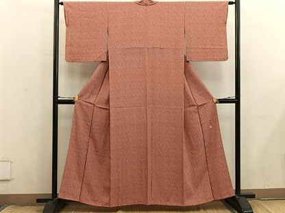 平和屋着物■伝統工芸士　関正三郎　江戸小紋　小花尽くし　正絹　逸品　BAAX8713mz