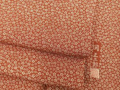 平和屋着物■伝統工芸士　関正三郎　江戸小紋　小花尽くし　正絹　逸品　BAAX8713mz
