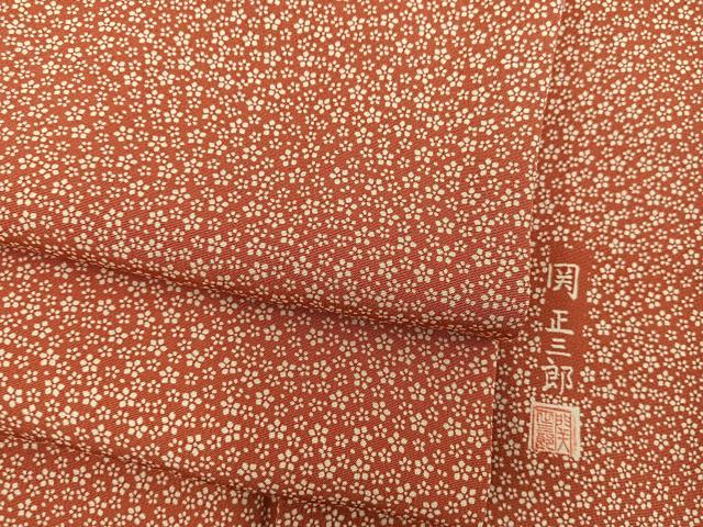 平和屋着物■伝統工芸士　関正三郎　江戸小紋　小花尽くし　正絹　逸品　BAAX8713mz