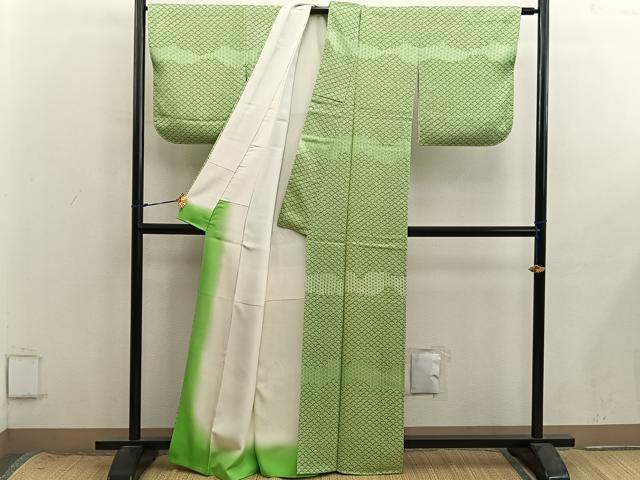 平和屋着物■訪問着　青海波　正絹　逸品　BAAX8719mz