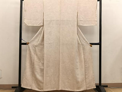 平和屋着物■上質な小紋　絞り　幾何学文様　正絹　逸品　BAAX8728mz