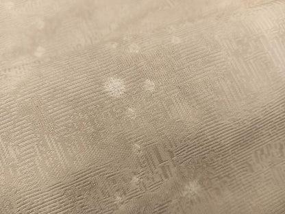 平和屋着物■上質な小紋　絞り　幾何学文様　正絹　逸品　BAAX8728mz