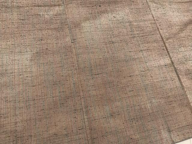 平和屋着物■上質な紬　絣文様　正絹　逸品　BAAX8745mz