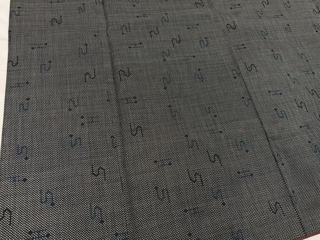 平和屋着物■本場大島紬　7マルキ　絣文様　正絹　逸品　BAAX8749mz