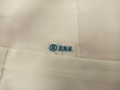 平和屋着物●訪問着　駒刺繍　牡丹花文　暈し染め　金彩　高島屋扱い　正絹　逸品　BAAX8750mz