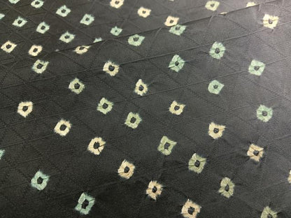 平和屋着物●上質な小紋　総絞り　暈し染め　まるやま扱い　正絹　逸品　BAAX8755mz