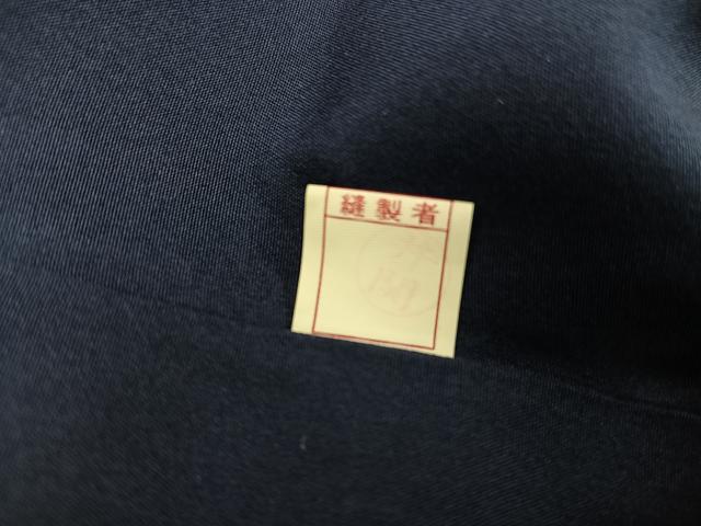 平和屋着物■上質な小紋　草葉文　正絹　逸品　BAAX8763mz