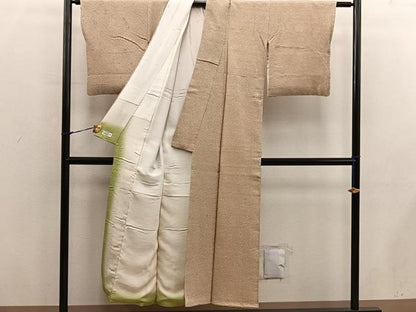 平和屋着物■大変加工の良い総絞り小紋　やまと誂製　正絹　逸品　BAAX8765mz