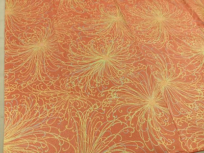 平和屋着物■上質な小紋　乱菊　正絹　逸品　BAAX8786mz