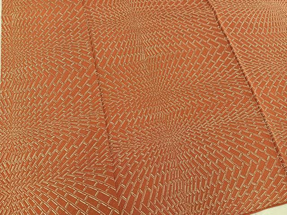 平和屋着物■上質な小紋　幾何学文様　正絹　逸品　BAAX8794mz