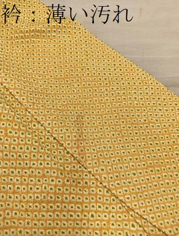 平和屋着物■大変加工の良い総絞り小紋　正絹　逸品　BAAX8803mz