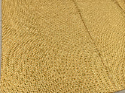平和屋着物■大変加工の良い総絞り小紋　正絹　逸品　BAAX8803mz