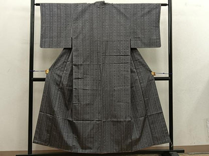 平和屋着物■上質な紬　花間道　正絹　逸品　BAAX8806mz