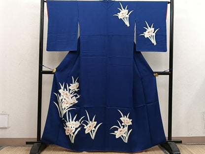平和屋着物■訪問着　カトレア　正絹　逸品　BAAX8812mz