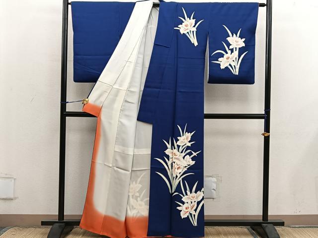 平和屋着物■訪問着　カトレア　正絹　逸品　BAAX8812mz