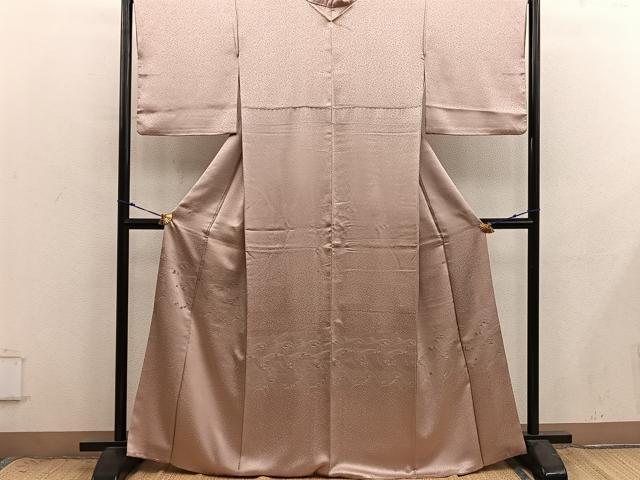 平和屋着物●豪華色留袖　立波文　金通し地　正絹　逸品　BAAX8817mz
